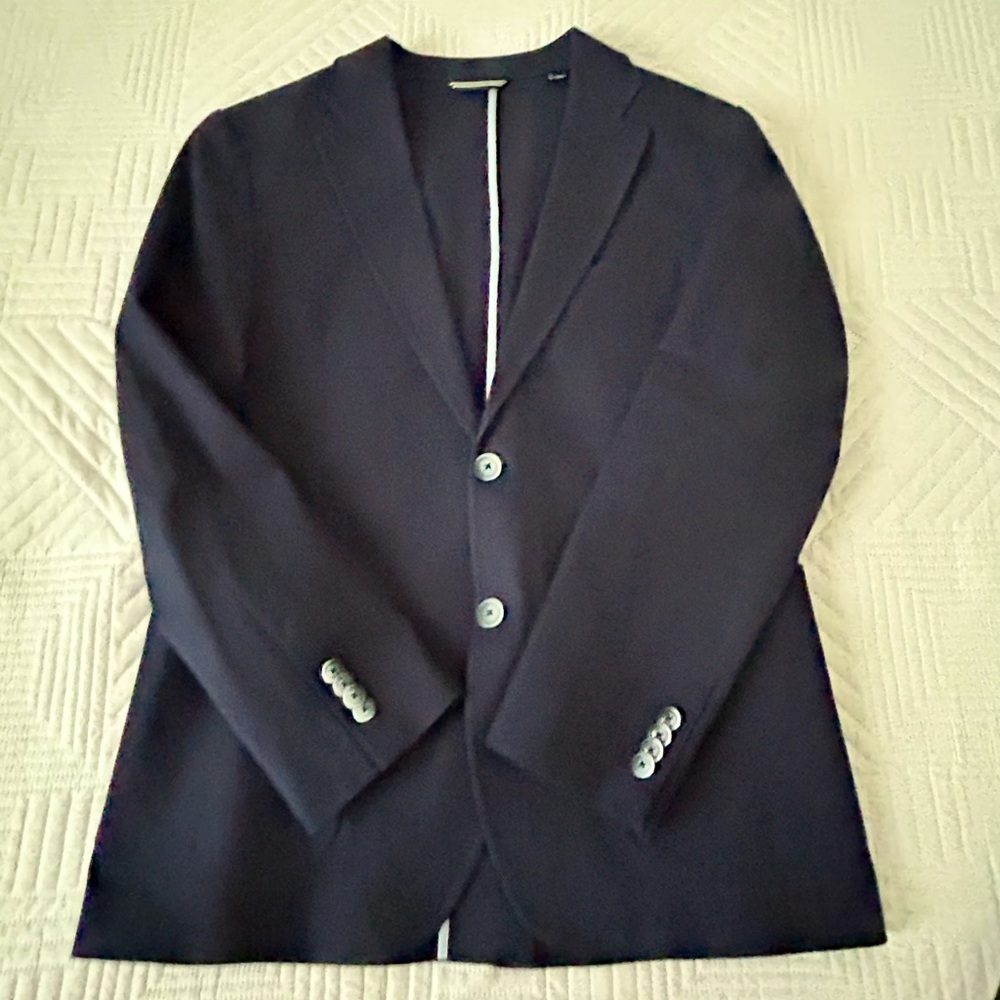 Nautica Men's Navy Sport Coat Blazer Size 38 Short - Picture 4 of 9